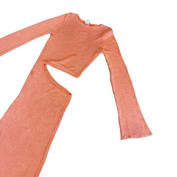 728. BAOBAB Betsey Knit Orange Maxi Dress $285 NWOT Large - Picture 4 of 8